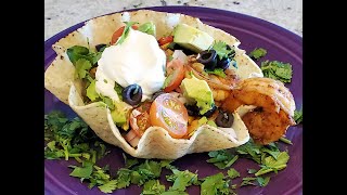 The Best Burrito Bowl I've Ever Tasted - One Skillet Shrimp Burrito Bowl