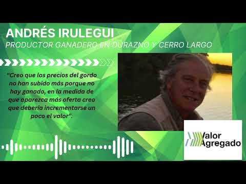 Andrés Irulegui, productor ganadero en los departamentos de Durazno y Cerro Largo
