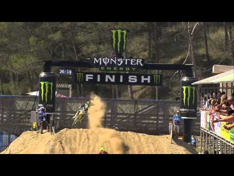 Clement Desalle crash MXGP of Spain 2015 - motocross