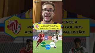 Capivariano vence a Portuguesa com gol nos acréscimos pelo Paulistão