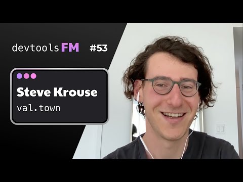 Steve Krouse - val.town - YouTube
