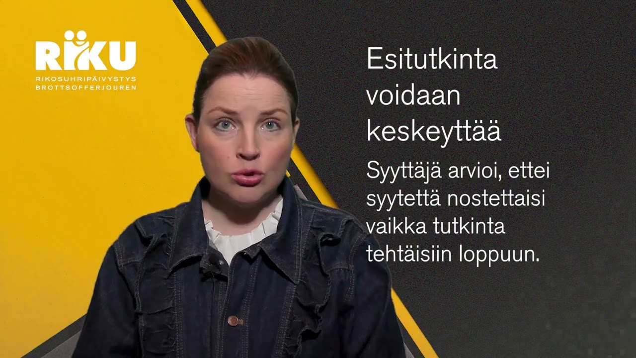 Esitutkinta, osa 2/2 | Rikosprosessi-sarja 5/9
