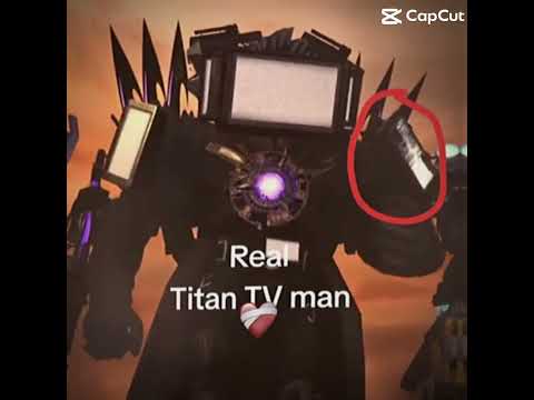Titan tv man real or fake? ☠️☠️💔💔❤️❤️ #skibiditoilet #edit #trending #titantv #dafugboom #shorts
