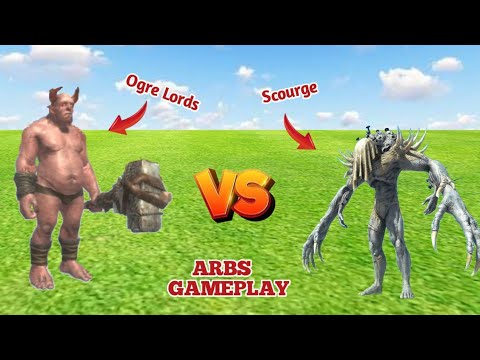 "OGRE LORDS vs SCOURGE - Epic Battle Showdown! | Ultimate ARBS Gameplay!" Animals Revolt Battle