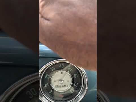 1954 Volkswagen Beetle doing 50mph on the expressway way