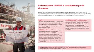 I documenti di cantiere
