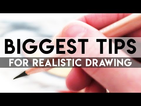 BIGGEST TIPS for GUARANTEED Realistic Drawings - YouTube