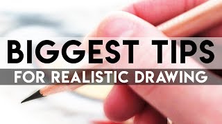 BIGGEST TIPS for GUARANTEED Realistic Drawings