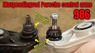 Maxpeedingrod Porsche control arms - 986 Boxster replacement ball joint - porsche racecar build