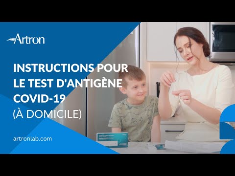 Instructions pour le test d'antigène COVID-19 à domicile | Artron Laboratories