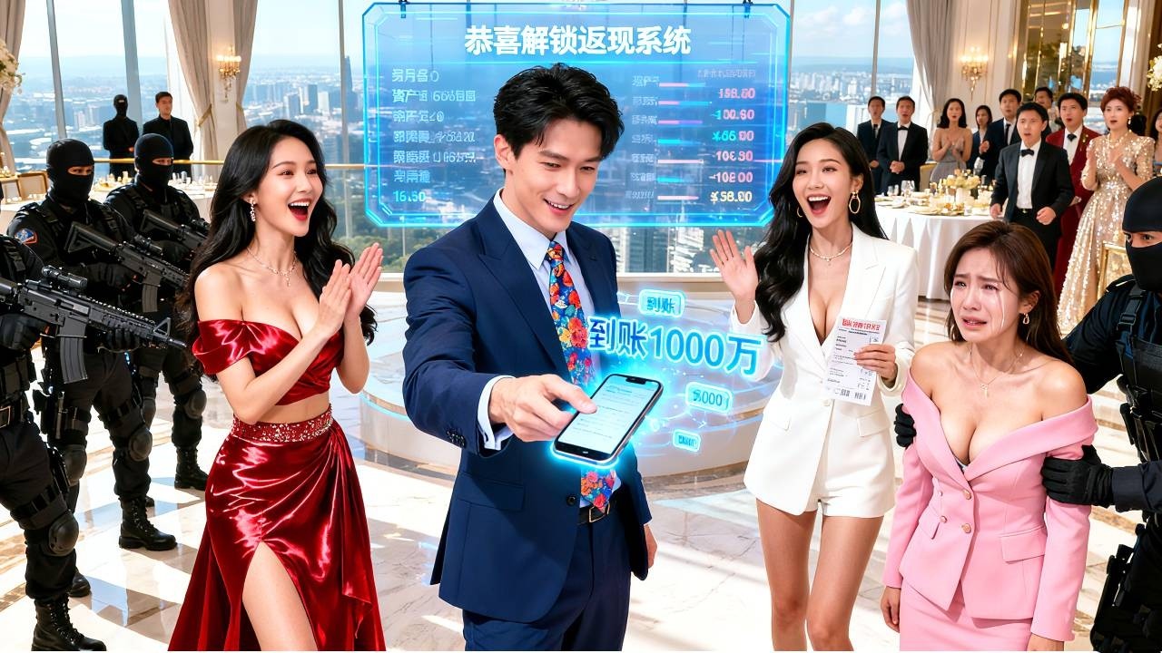 小夥本是總裁卻被勢利女掏空財產，絕望時覺醒神豪系統，給員工花錢十倍返現，動動手指就賺上億，前女友悔瘋求復合！#短劇  #總裁灰姑娘 #窮小子逆襲#小爽追短劇