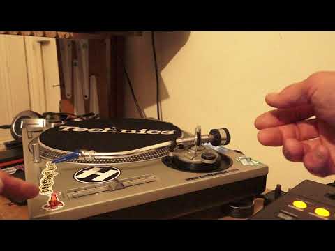 SETTING THE TONE ARM ON A VINYL TURNTABLE WITH A CONCORD CART CARTRIDGE