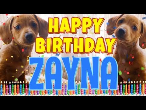 Happy Birthday Zayna! ( Funny Talking Dogs ) What Is Free On My Birthday