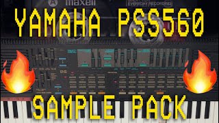 Video thumbnail for Yamaha PSS560 Synth Sample Pack FREE by Crab Flag