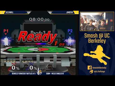 Berkeley Biweekly Battles #11 - Melee Singles Winner Round 1: Xechwill vs Jimothy