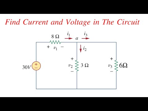 How To Find voltage Drops and Current || KCL || KVL || Circuit Analysis Solved Problem