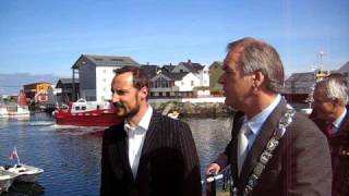 preview picture of video 'Prince Haakon Magnus in Veiholmen, Smøla'