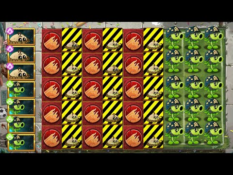 PVZ 2 Survival - Protect to 15 Levitater Of Te Attack Zombies Plants Vs Zombies 2