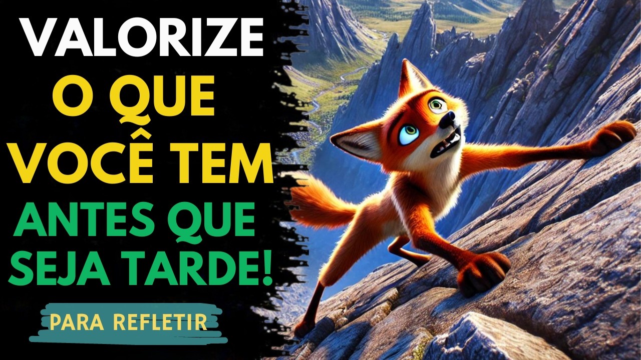 A Raposa que Sempre Queria o que Não Tinha | Valorize o Presente e Viva em Paz