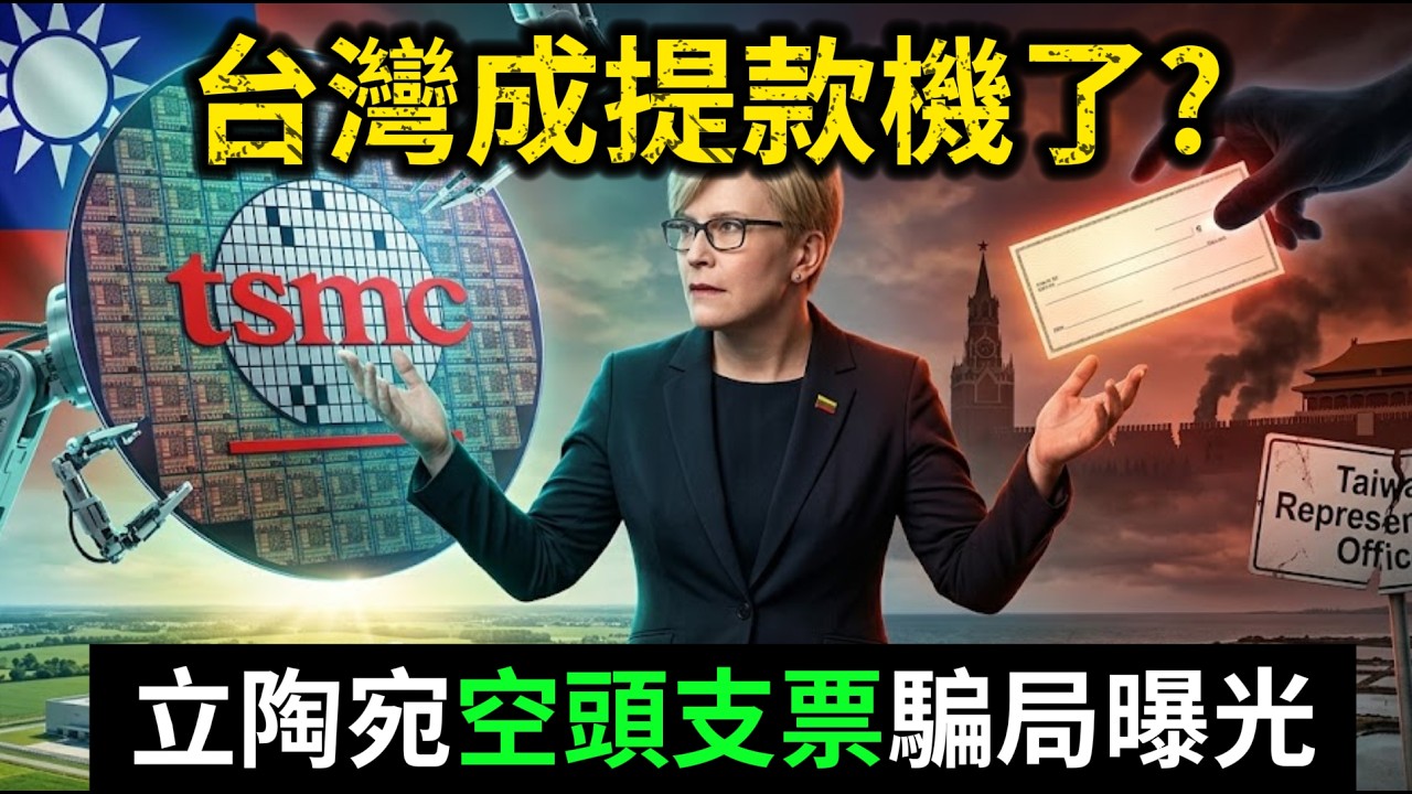 棄半導體只为假支票？維爾紐斯新閣離譜「毀約」，台北送的大紅利全都不要了？ #立陶宛 #台灣 #半導體 #晶片 #台積電