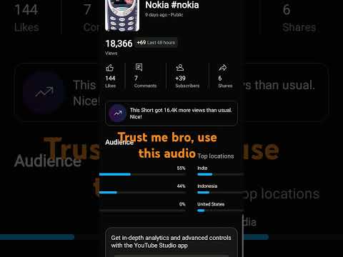 Trust me🤯 Use this audio😎 #nokia #smartphone
