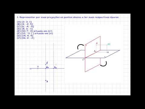 LESSON 2 - DESCRIPTIVE GEOMETRY: INTRODUCTION TO THE STUDY OF THE POINT - SOLVED EXERCISES - EPURE