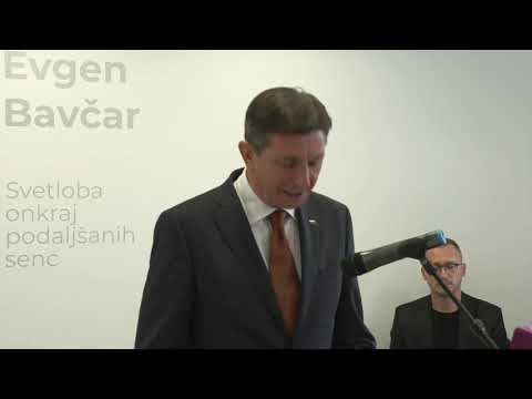 20210705  PREDSEDNIK PAHOR ODPRL FOTO RAZSTAVO EVGENA BAVČARJA SVETLOBA ONKRAJ PODALJŠANIH SENC