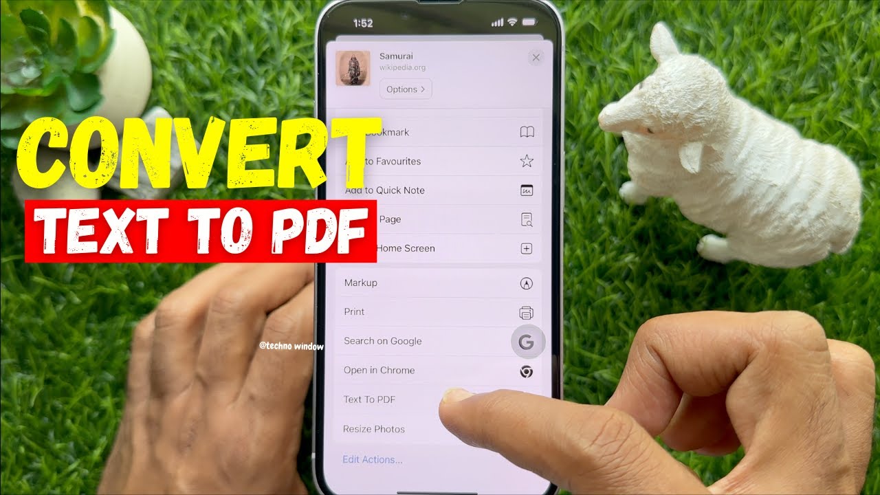 How To Convert Any Text Into A PDF File On iPhone
