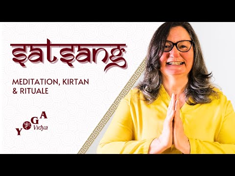 Satsang mit Katyayani "Werden wie Gott" - Yoga Vidya Live 29.01.2026, 07:00 Uhr