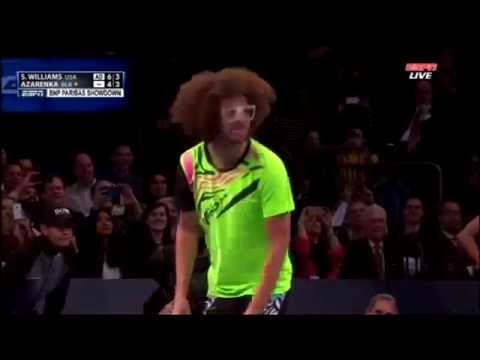 Redfoo Aces Serena Williams