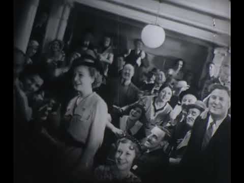 9.5mm Sound Clip Pathe Vox Review No2 - Florence Desmond & George Formby - Riding on a Rainbow