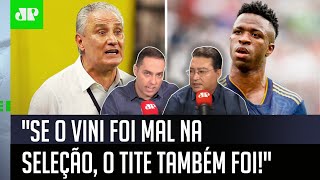 Tite convoca Vinicius Júnior só agora e ouve: ‘E a Seleção não tem jogado nada’