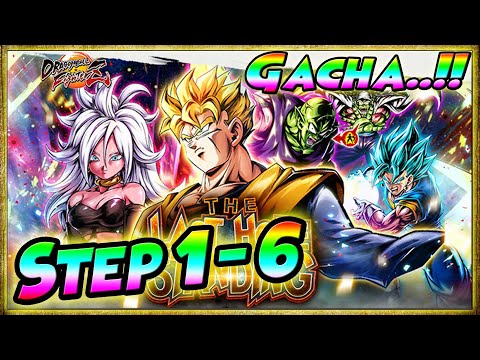 GACHA STEP 1-6 "New" LF GOHAN SS2 Future & ANDROID 21 Good 🔥 DragonBall Legends