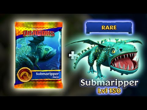 Legendary Submaripper Pack + Rare Submaripper Max Level 150 Titan Mode | Dragons: Rise of Berk