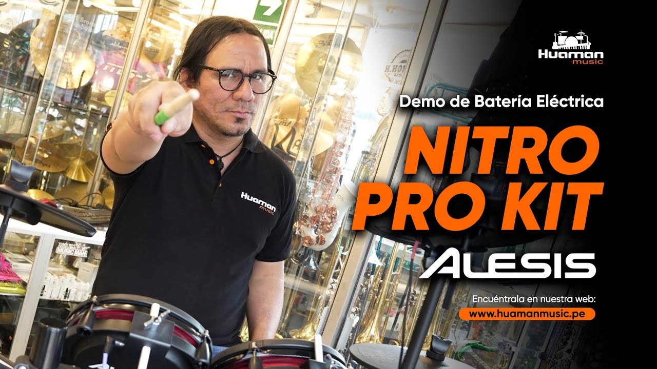 Demo Batería Electrónica Alesis Nitro Pro Kit 🔥 | Huaman Music