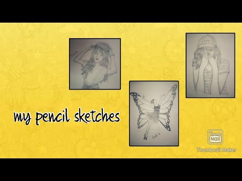 My recreations from Farjana drawing | Pencil sketches | That is Pravallika |