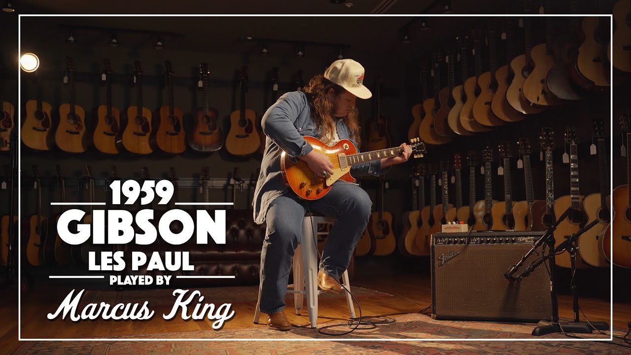 Marcus King demos a 1959 Gibson Les Paul Standard BURST! | Carter Vintage Guitars | Nashville, TN - YouTube