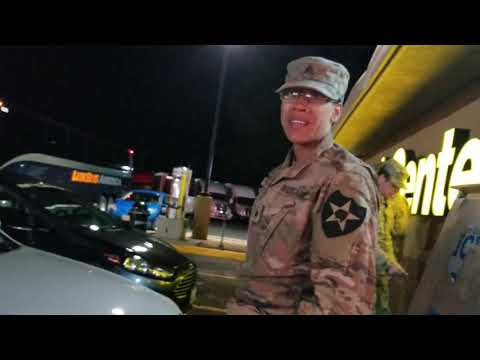 Talking With Clueless Soldiers About COVID in Weed, CA - March 29, 2020