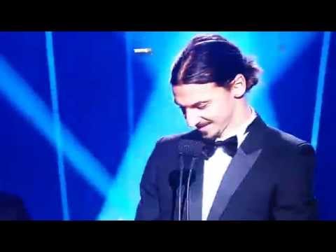 Zlatan Ibrahimovic receive swedish Guldbollen!