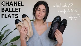 CHANEL BALLET FLATS REVIEW & STORY (COLOR, SIZING, COMFORTABLE)