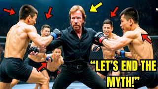 Five MMA Champions Jump Chuck Norris — None of Them Walk Away