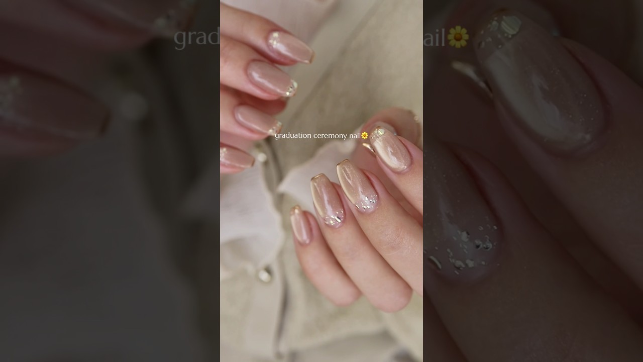 卒園式ネイル🌸 #セルフネイル #マグネットネイル