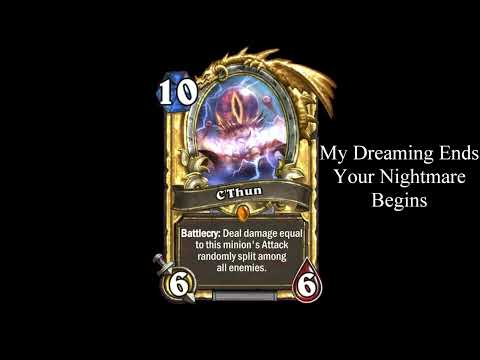 Voice Impressions: Hearthstone: C'thun Voice Line