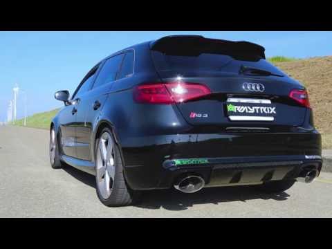 Audi RS3 (8V) Bang And Pop Sounds! w/ ARMYTRIX Valved-Exhaust