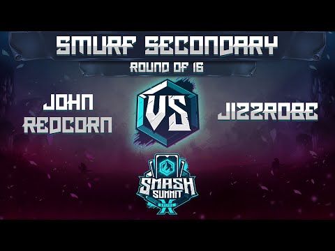 John Redcorn vs Jizzrobe - Smurf Secondary: Ro16 - Smash Summit 10 | Marth, Fox vs Captain Falcon