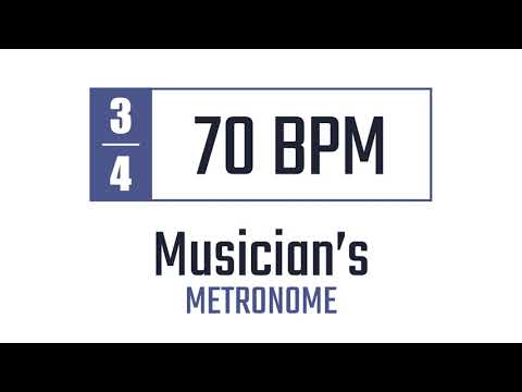 70 BPM - 3/4 - Metronome