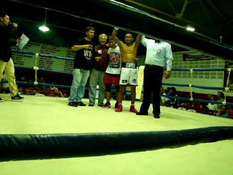Luis Alberto Ríos ganador en la Cartelera de Boxeo Profesional Internacional