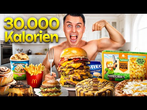 30.000 KALORIEN IN 24 STUNDEN CHALLENGE 🍔🍦