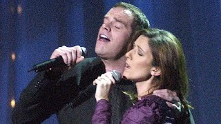 [Rare] Celine Dion, Garou singing &quot;Sous Le Vent&quot; (2001)