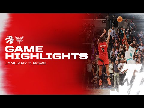 Raptors at Hornets Game Highlights | January 7, 2026